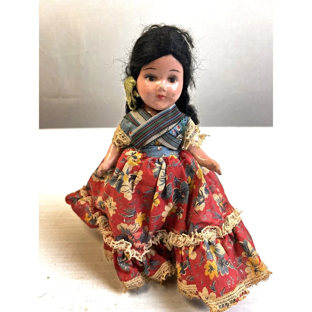 Vintage Hispanic Ethnic Doll 9